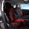 Long Hair Sheepskin Car Seat Cover with Plush Wool Backrest 8
