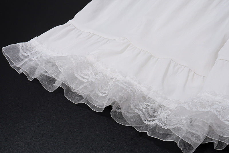 women's ruffled long frilly skirts