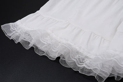 women's ruffled long frilly skirts