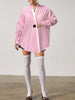 Classic Striped Drop Shoulder Shirts For Ladies