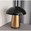 Black and Gold Modern Table Lamp Mushroom Light