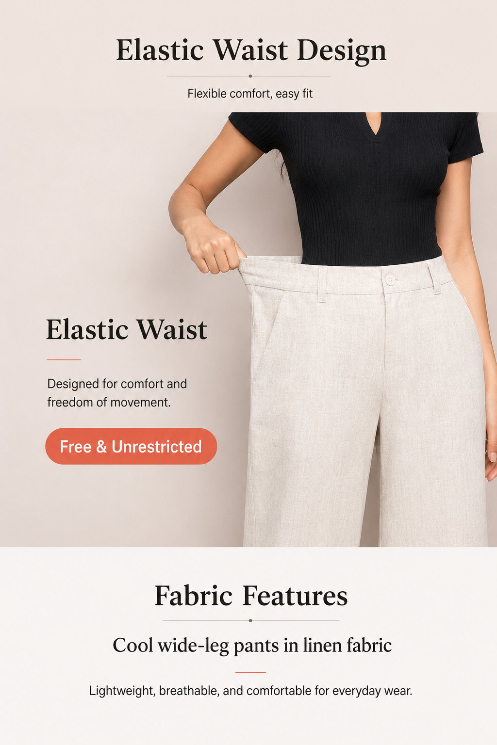 Old money pants with white linen texture and minimal straight-leg shape