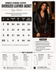 Oversized leather jacket women loose fit