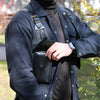 Men’s PU Leather Shoulder Holster Bag with Dual Pouches