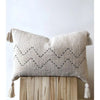 Balinese White Nordic Minimalist Cushion Cover Tassel Number 1