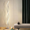 Modern spiral led floor lamp White White Light (5000K) 100-110V