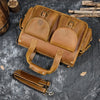 Laptop Briefcase Genuine Leather Shoulder Bag