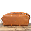 Brown Genuine Leather Overnight Duffle Bag Travel Carry On
