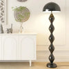 Cream Tall Macaron Mushroom Floor Lamp