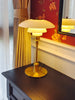 Mushroom Glass Bedside Light with Button Switch