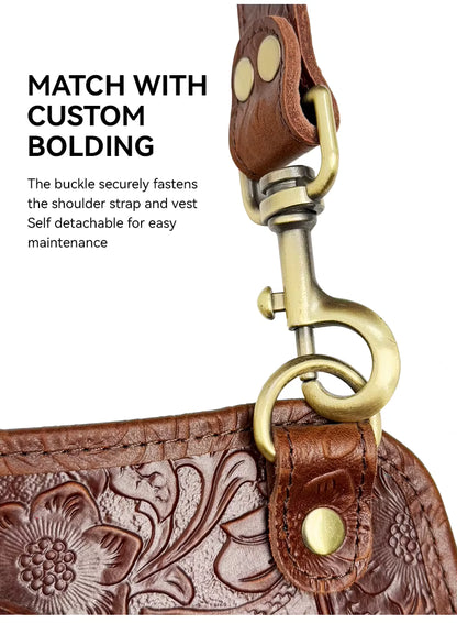 Genuine Leather Shoulder Holster Bag for Men