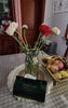 Handwoven Jute Table Mats with Mandala Fringe