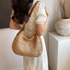 Straw Purse Shoulder Bag for Women Tote for Beach