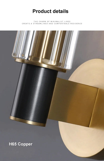 Modern Wall-Mounted Light Fixture for Bedroom or Living Room