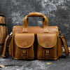 Laptop Briefcase Genuine Leather Shoulder Bag