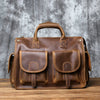 Vintage Leather Briefcase Men's Cowhide Bag