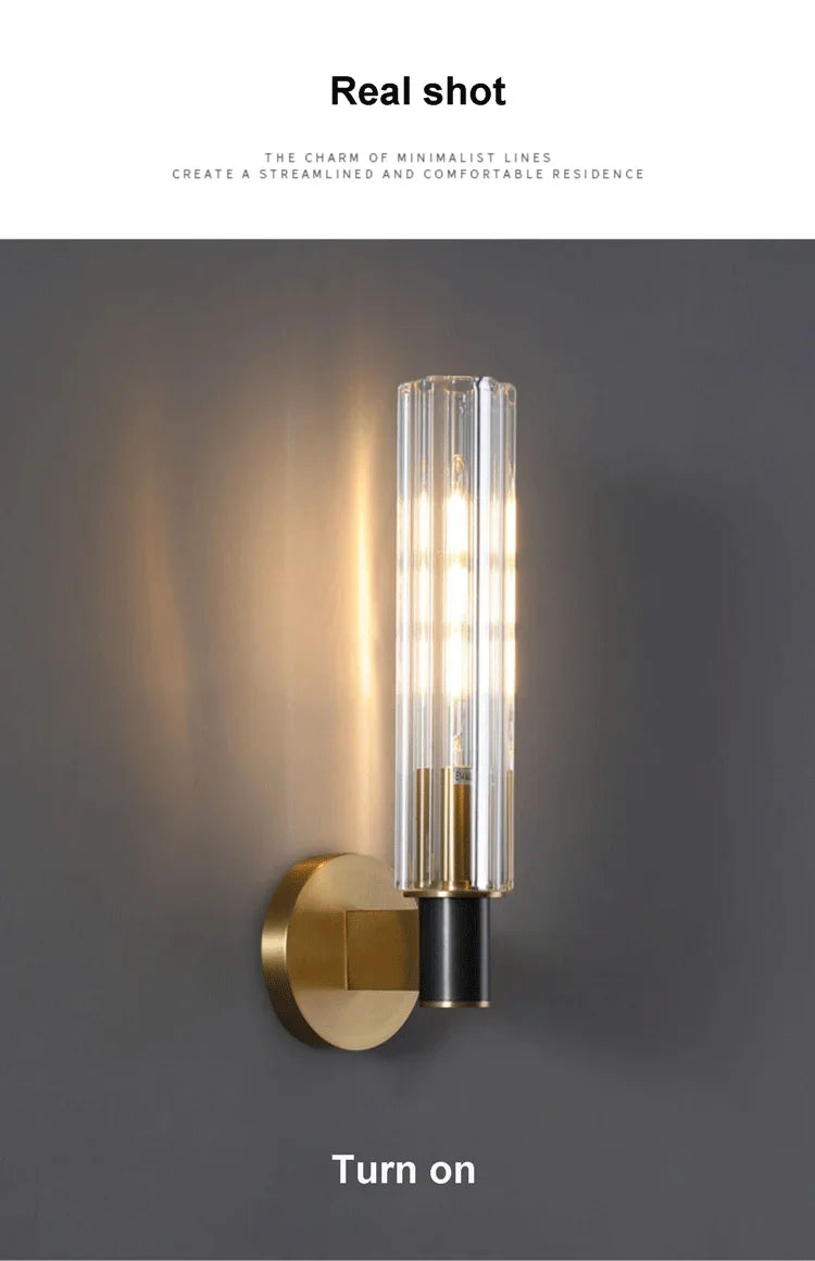 Modern Wall-Mounted Light Fixture for Bedroom or Living Room