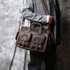 Vintage Leather Briefcase Men's Cowhide Bag