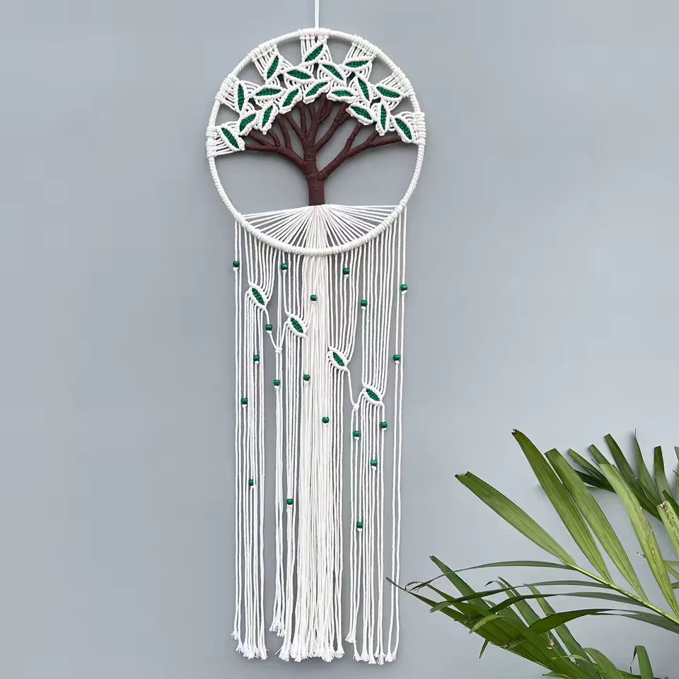 Macrame Tree of Life Dream Catcher Wall Hanging