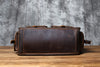 Vintage Leather Briefcase Men's Cowhide Bag