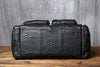 Brown Genuine Leather Duffle Overnight Bag