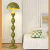 Cream Tall Macaron Mushroom Floor Lamp