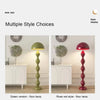 Cream Tall Macaron Mushroom Floor Lamp