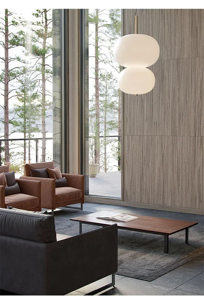 Nordic Double Globe Pendant Lamp Ceiling Light