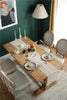Boho Macrame Table Runner Cream Beige with Tassels