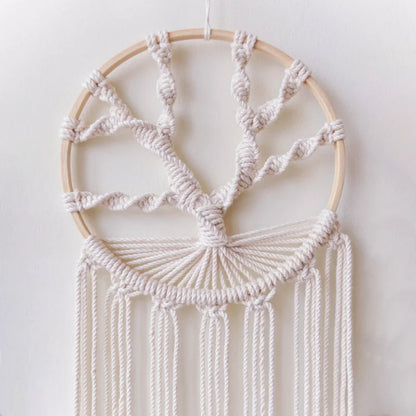 Tree of Life Macrame Wall Hanging Dream Catcher