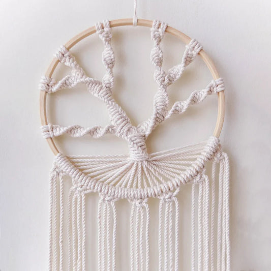 Tree of Life Macrame Wall Hanging Dream Catcher