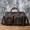 Vintage Leather Briefcase Men's Cowhide Bag
