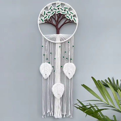 Macrame Tree of Life Dream Catcher Wall Hanging