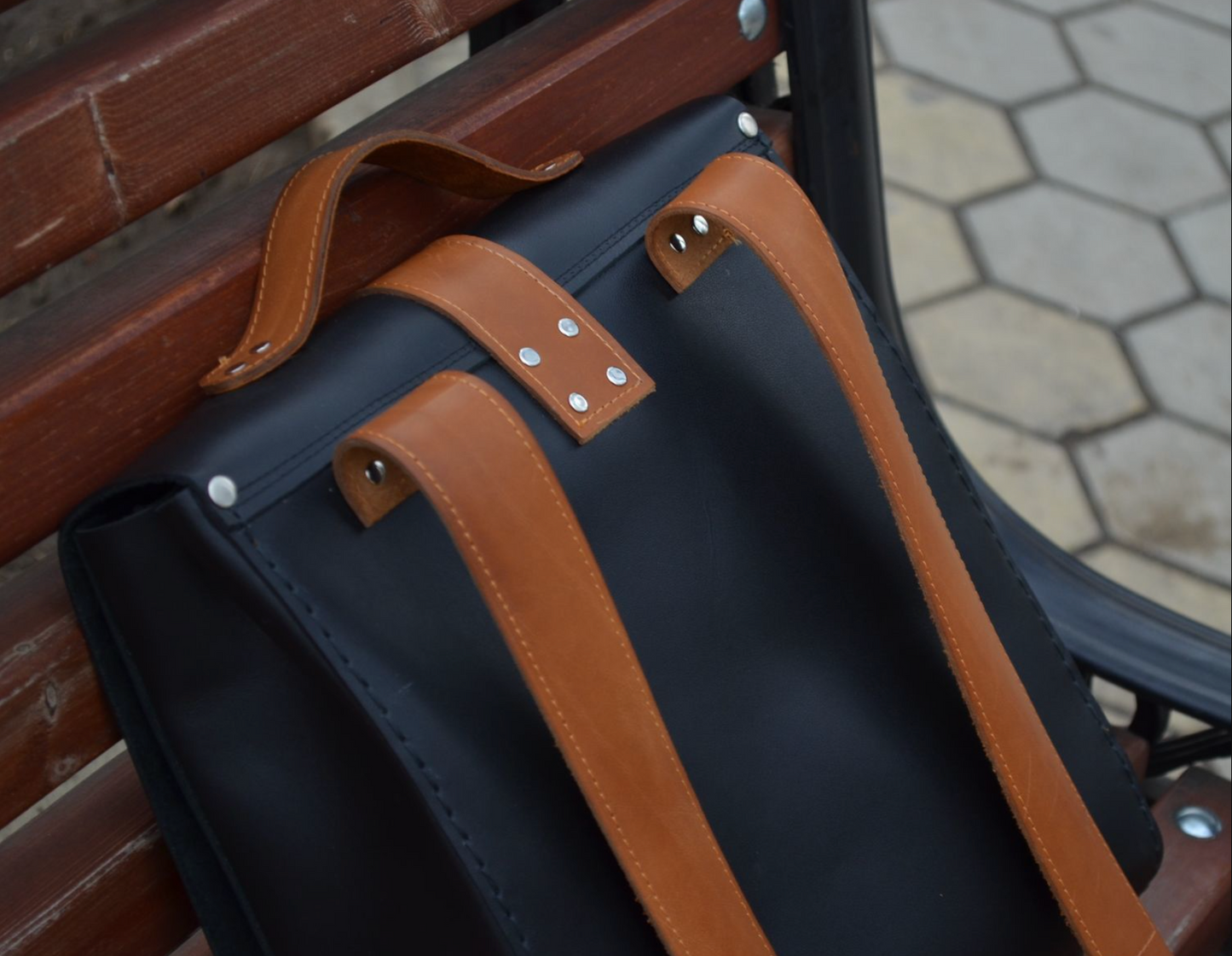 Women Leather Backpack Bag