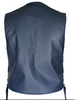 Full Back Navy Blue Cruiser Vest