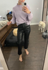 High Waist Original Leather Pants For Her