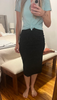 High Waist Knee Length Skirts For Women