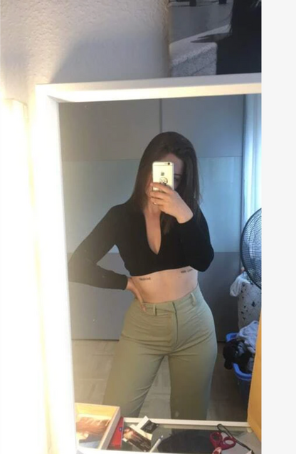 Mint Green Women Straight Leg Pant