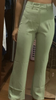 Mint Green Women Straight Leg Pant
