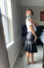 Leather Skirt High Waist Mermaid Hem