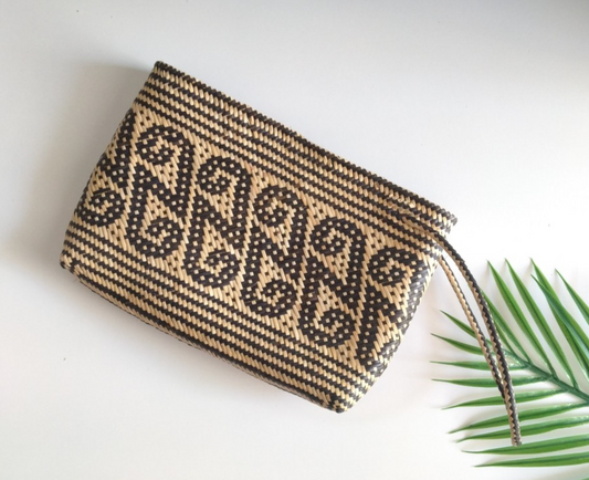 Borneo Rattan Clutch Purse