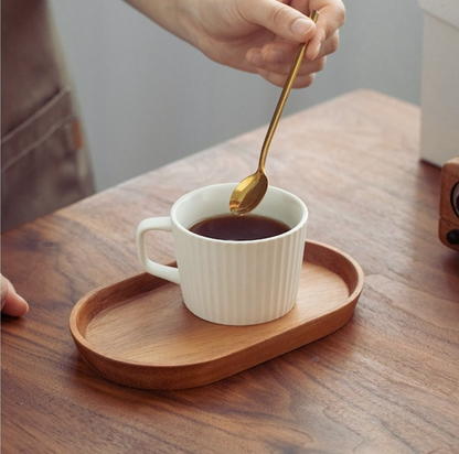 Teak Wood Oval Tray