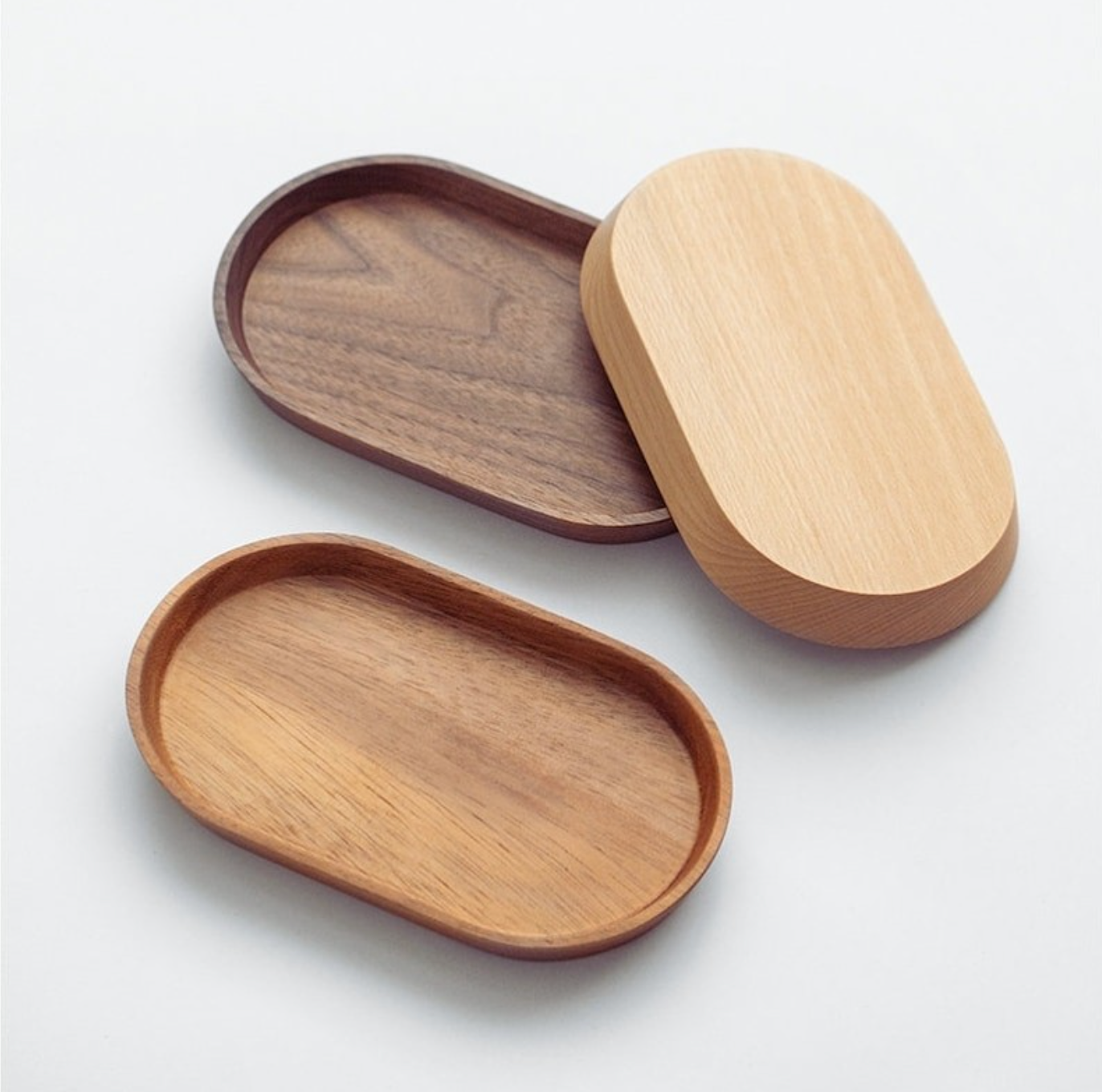 Teak Wood Oval Tray