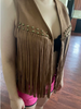 Genuine Suede Leather Women's Vest