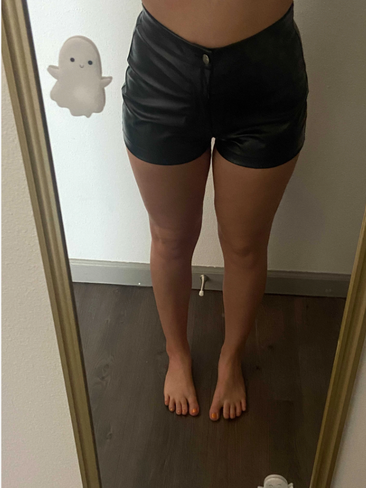 Bold Leather Shorts for Women