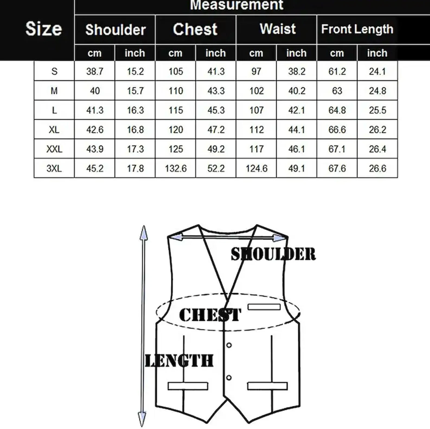 Genuine Leather Men's Vest Slim fit