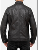 Genuine Leather Men's Cafe Racer Jacket