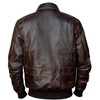 Genuine Leather Men's Waxed Jacket