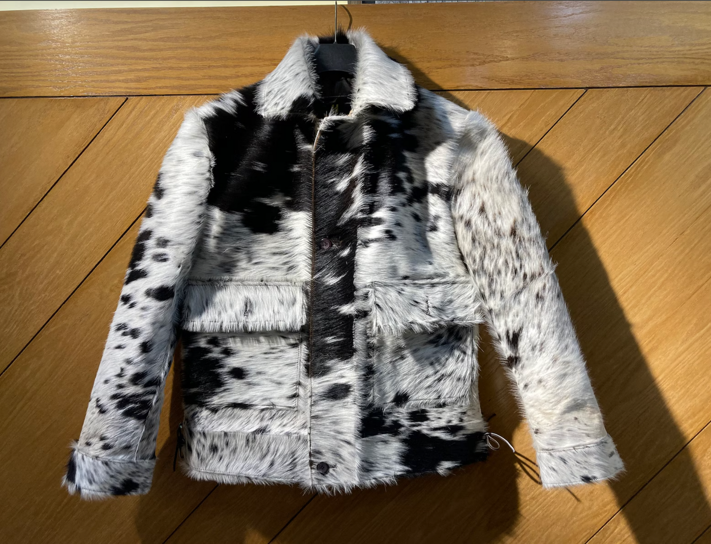 Hair On Hide Cow Skin Fur Jacket