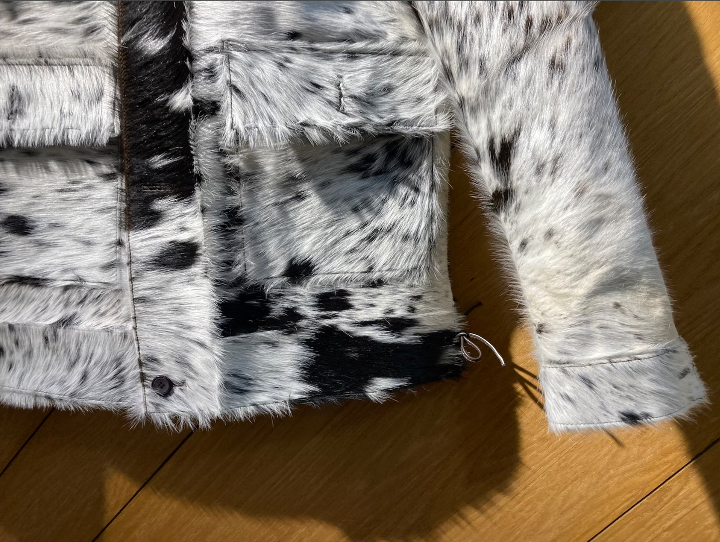 Hair On Hide Cow Skin Fur Jacket